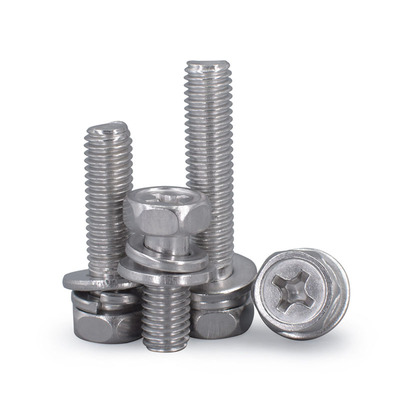 GB9074.13不锈钢外六角十字组合螺丝