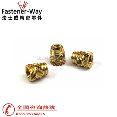 PSM黄铜热熔螺母注塑铜螺母