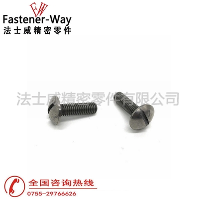 法士威GB67圆头一字开槽盘头螺丝钉