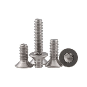 GB2673不锈钢梅花沉头机牙螺丝  平头梅花机牙螺丝