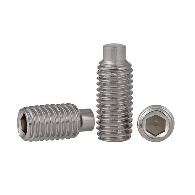 DIN915不锈钢凸端内六角机米螺丝
