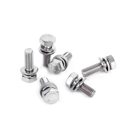 GB9074.17不锈钢外六角组合螺丝