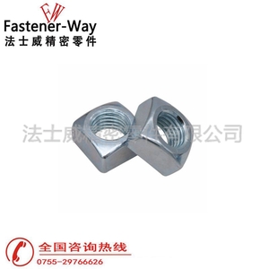 DIN557四方螺母 方型方形螺帽 M3M4M5M6M8M10M12