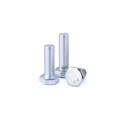 碳钢4.8级镀锌外六角螺丝