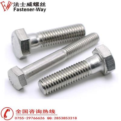 6-15DIN933 半牙外六角螺栓