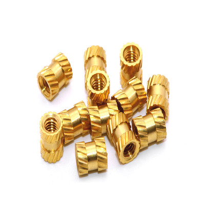 手机斜纹花热熔螺母